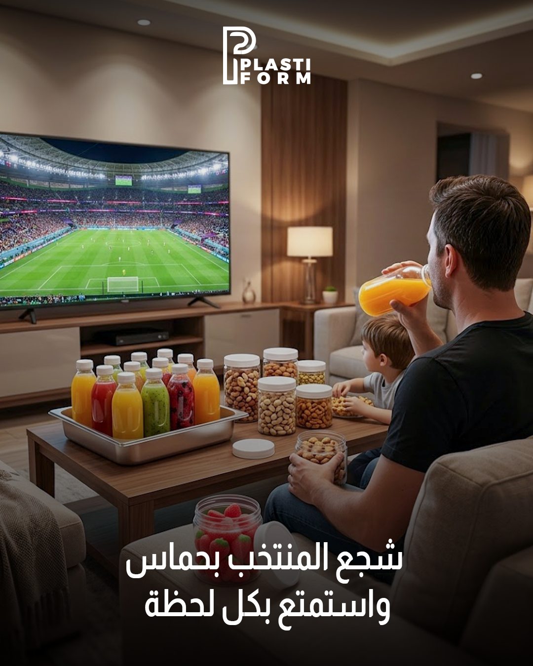 Plastiform — شجع المنتخب بحماس